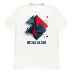 MÉS QUE UN CLUB — Geometric Art T-Shirt | FC Barcelona Fan Tee - Image 7