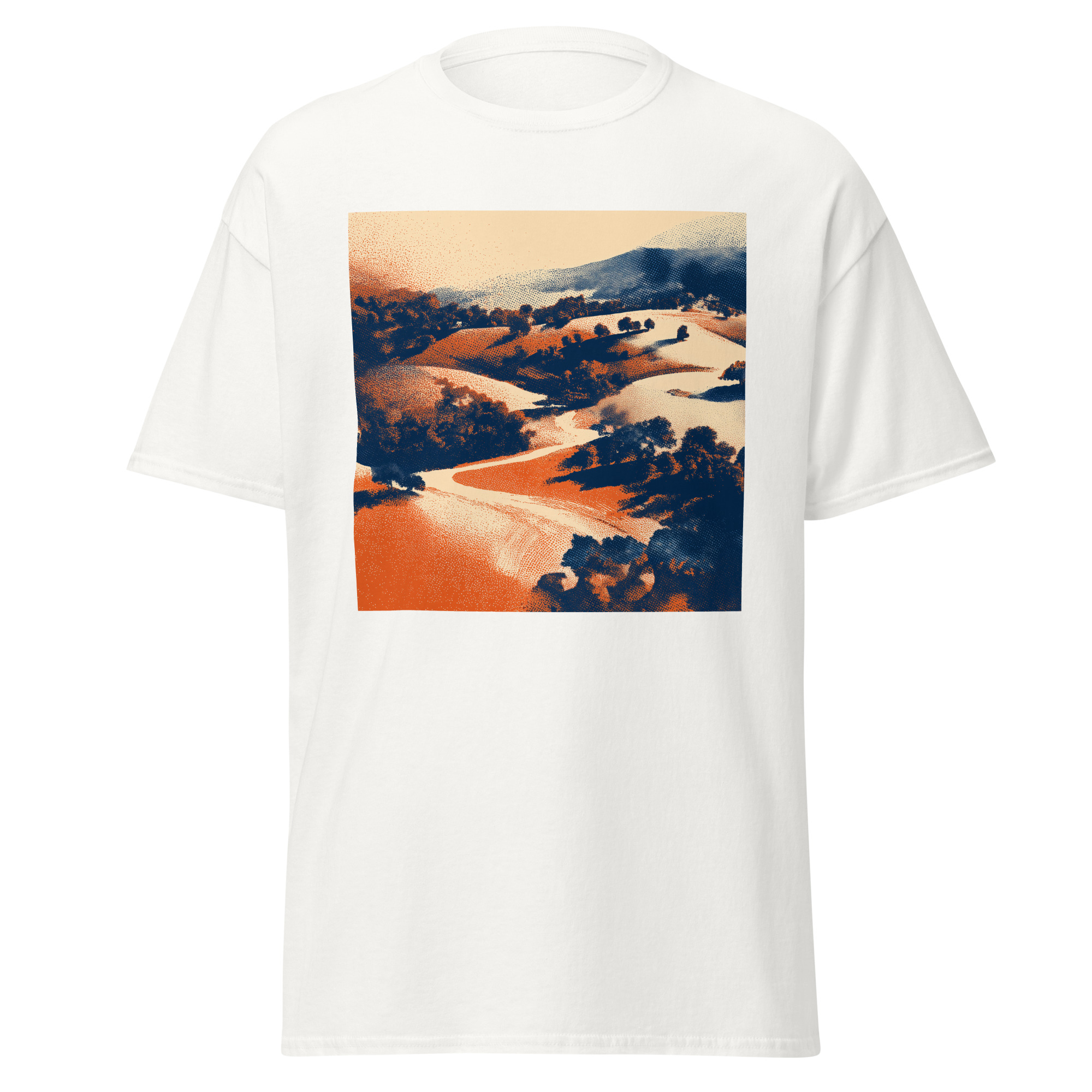 unisex-classic-tee-white-front-69fe3f9ac10c6.jpg Hill Country T-Shirt | Texas Pride - Image 1