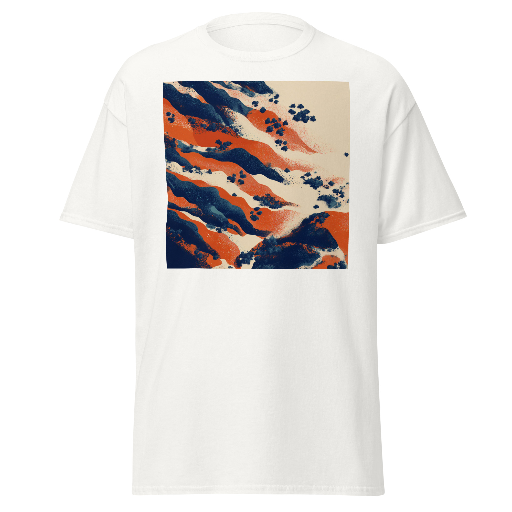 unisex-classic-tee-white-front-69fe4003c54b6.jpg Rolling Hills T-Shirt | Texas Pride - Image 1