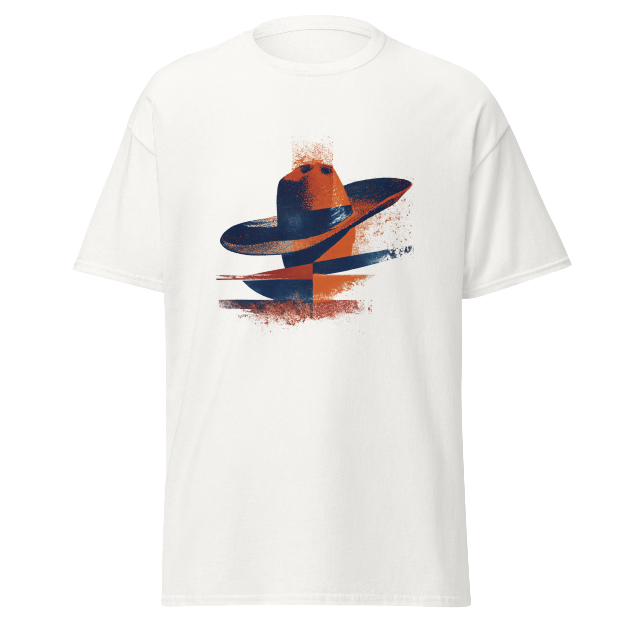 unisex-classic-tee-white-front-6a044b0a1dca9.jpg Sombrero Soul T-Shirt | Texas Pride - Image 1