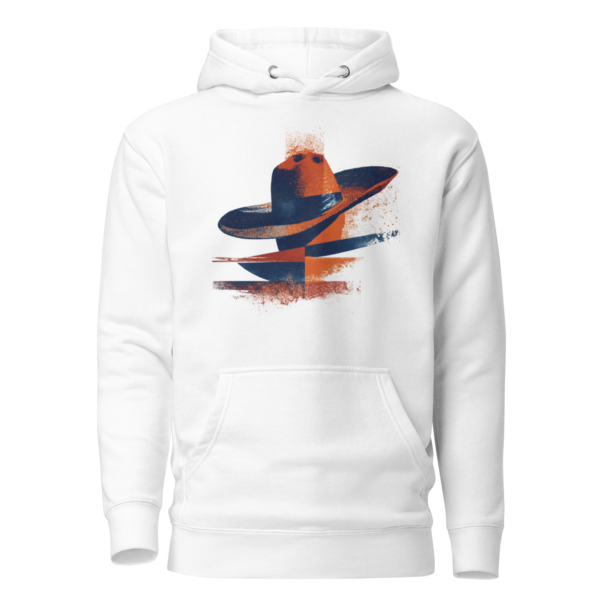 unisex-premium-pullover-hoodie-white-front-6a044b018cdfd.jpg Sombrero Soul Hoodie | Texas Pride - Image 1