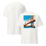 Golden Gate Bridge Close Up T-Shirt | California Pride - Image 5