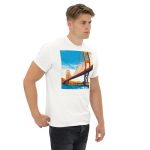Golden Gate Bridge Close Up T-Shirt | California Pride - Image 11