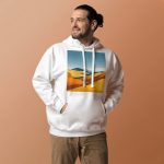 Golden Hills Desert View Hoodie | California Pride - Image 11