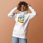 Pacific Waves Abstract Hoodie | California Pride - Image 21