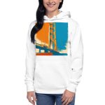 Golden Gate Bold Pop Art Hoodie | California Pride - Image 10