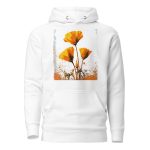 California Poppy Blue Sky Hoodie | California Pride