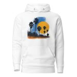 Palm Trees Sunset Hoodie | California Pride