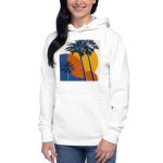 Palm Trees Bold Sun Hoodie | California Pride - Image 5