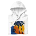 Palm Trees Bold Sun Hoodie | California Pride - Image 20