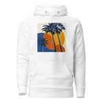 Palm Trees Bold Sun Hoodie | California Pride