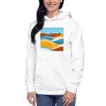 Pacific Waves Abstract Hoodie | California Pride - Image 7