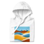 Pacific Waves Abstract Hoodie | California Pride - Image 22