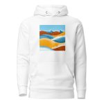 Pacific Waves Abstract Hoodie | California Pride