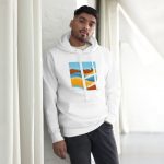 Pacific Waves Abstract Hoodie | California Pride - Image 23