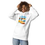 Pacific Waves Abstract Hoodie | California Pride - Image 19