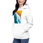 Aerial Beach Shore Hoodie | California Pride - Image 13