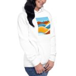 Pacific Waves Abstract Hoodie | California Pride - Image 11