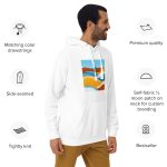 Pacific Waves Abstract Hoodie | California Pride - Image 25