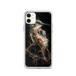 Dark Kingfisher iPhone Case | Nature Art - Image 6