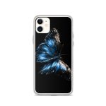 Dark Blue Morpho Butterfly iPhone Case | Nature Art - Image 6