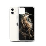 Dark Kingfisher iPhone Case | Nature Art - Image 5