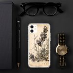 Lavender Branch iPhone Case | Nature Art - Image 69