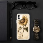 Sunflower Botanical iPhone Case | Nature Art - Image 69