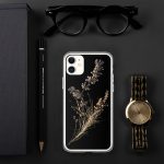 Dark Lavender Branch iPhone Case | Nature Art - Image 69