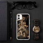 Dark Forest Mushroom Cluster iPhone Case | Nature Art - Image 69