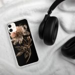 Dark Peony Botanical iPhone Case | Nature Art - Image 70