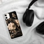 Dark Cherry Blossom iPhone Case | Nature Art - Image 70