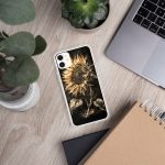 Dark Sunflower iPhone Case | Nature Art - Image 71