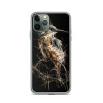 Dark Kingfisher iPhone Case | Nature Art - Image 4