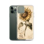 Sunflower Botanical iPhone Case | Nature Art - Image 3