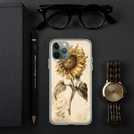 Sunflower Botanical iPhone Case | Nature Art - Image 66