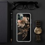 Dark Peony Botanical iPhone Case | Nature Art - Image 66