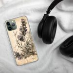 Lavender Branch iPhone Case | Nature Art - Image 67