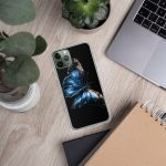Dark Blue Morpho Butterfly iPhone Case | Nature Art - Image 68