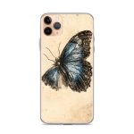 Blue Morpho Butterfly iPhone Case | Nature Art - Image 2