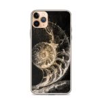 Dark Nautilus Shell iPhone Case | Nature Art - Image 2