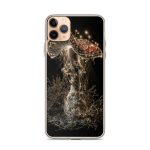 Dark Fly Agaric Mushroom iPhone Case | Nature Art - Image 2