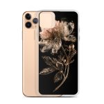 Dark Peony Botanical iPhone Case | Nature Art