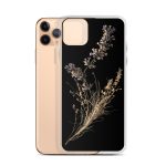Dark Lavender Branch iPhone Case | Nature Art