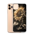 Dark Sunflower iPhone Case | Nature Art