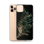 Dark Fern Frond iPhone Case | Nature Art