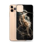 Dark Kingfisher iPhone Case | Nature Art