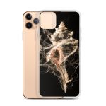Dark Conch Shell iPhone Case | Nature Art