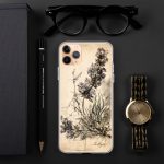 Lavender Branch iPhone Case | Nature Art