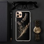 Dark Lavender Branch iPhone Case | Nature Art - Image 63